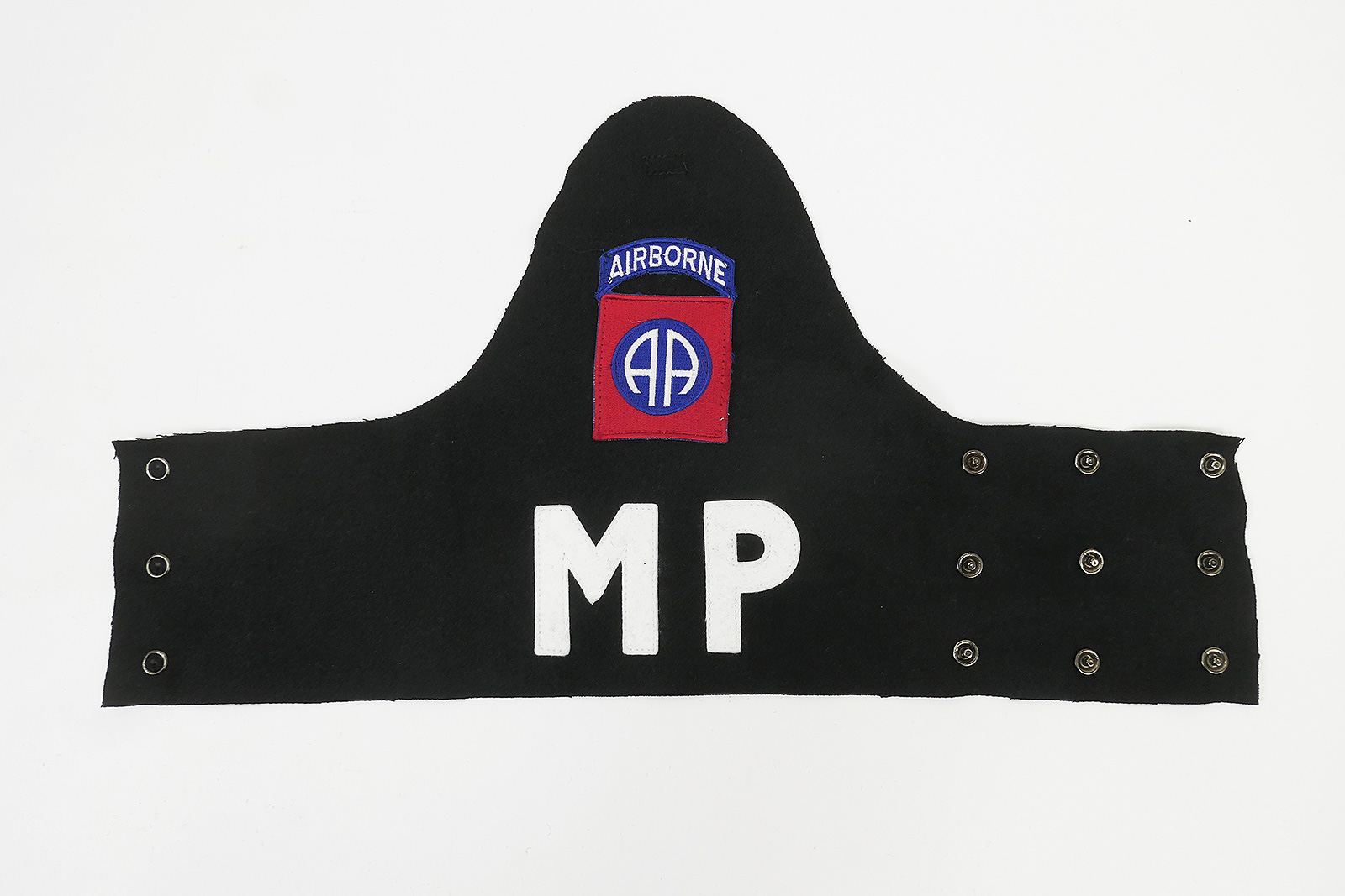 P1450612 US Army MP armband military police military police + Airborne division badge