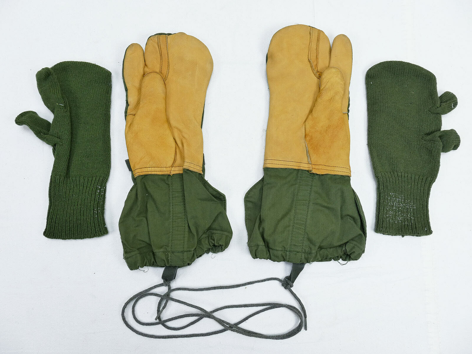 US ARMY Mitten Shell Trigger Finger Gloves Shooting Finger Size M