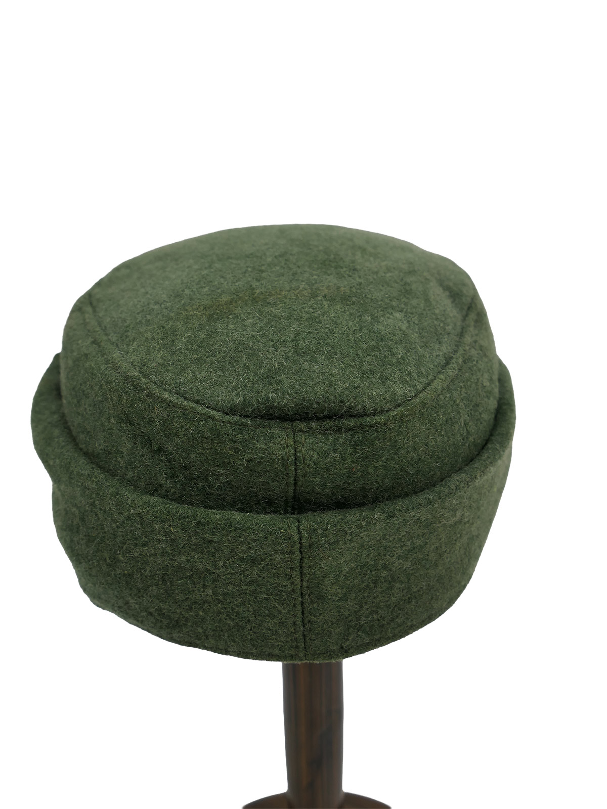 Wehrmacht M43 field cap M1943 with trapezoidal detailing, cap eagle, size 58, BATTLE WORN