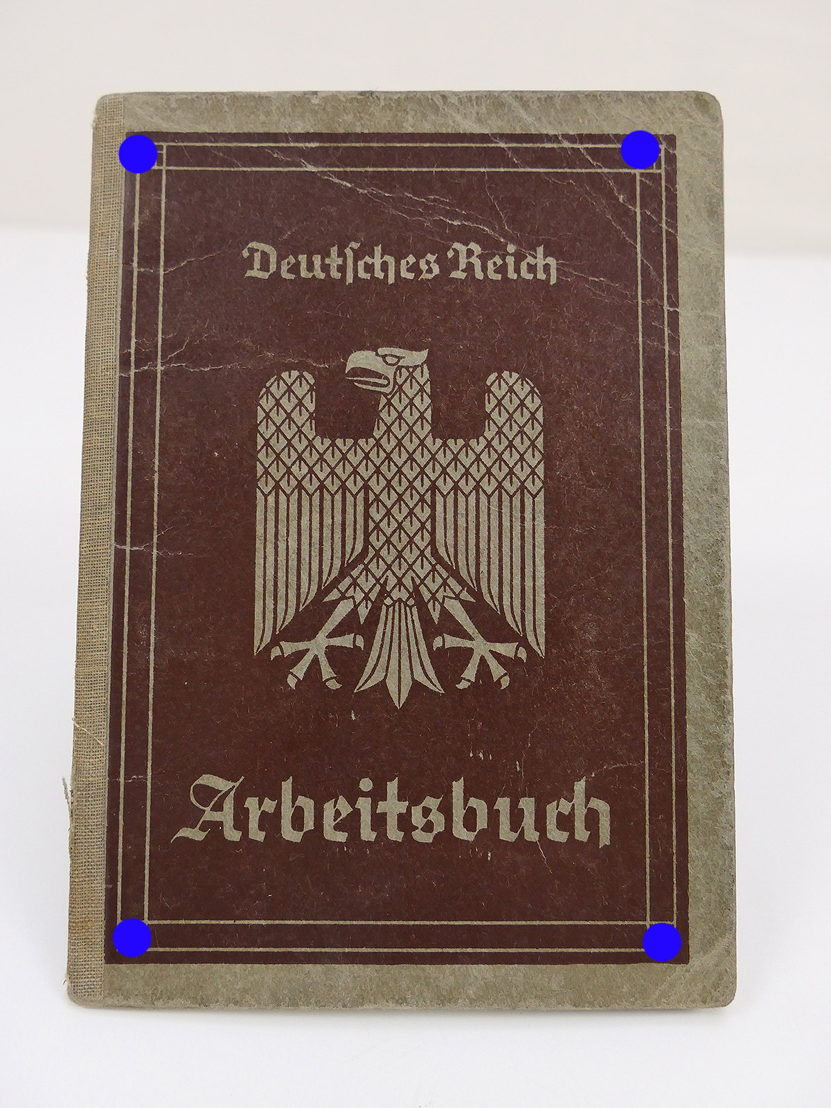 Original workbook /M German Reich with entries