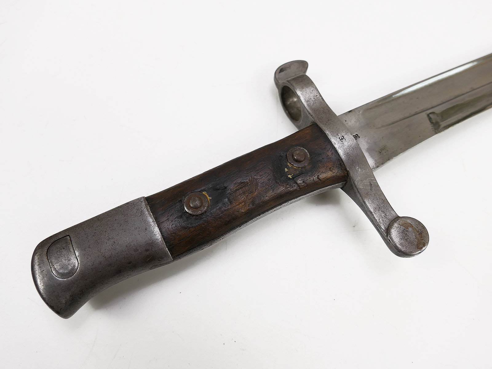 WK1 Austrian M1886 side-mounted bayonet for the Portuguese Kropatschek rifle