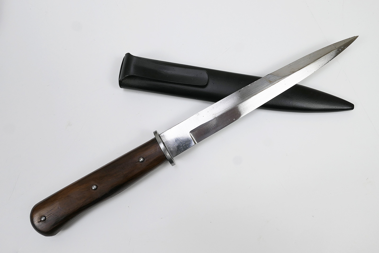 P1390232 WK2 digging dagger infantry knife Wehrmacht M42 dagger with scabbard