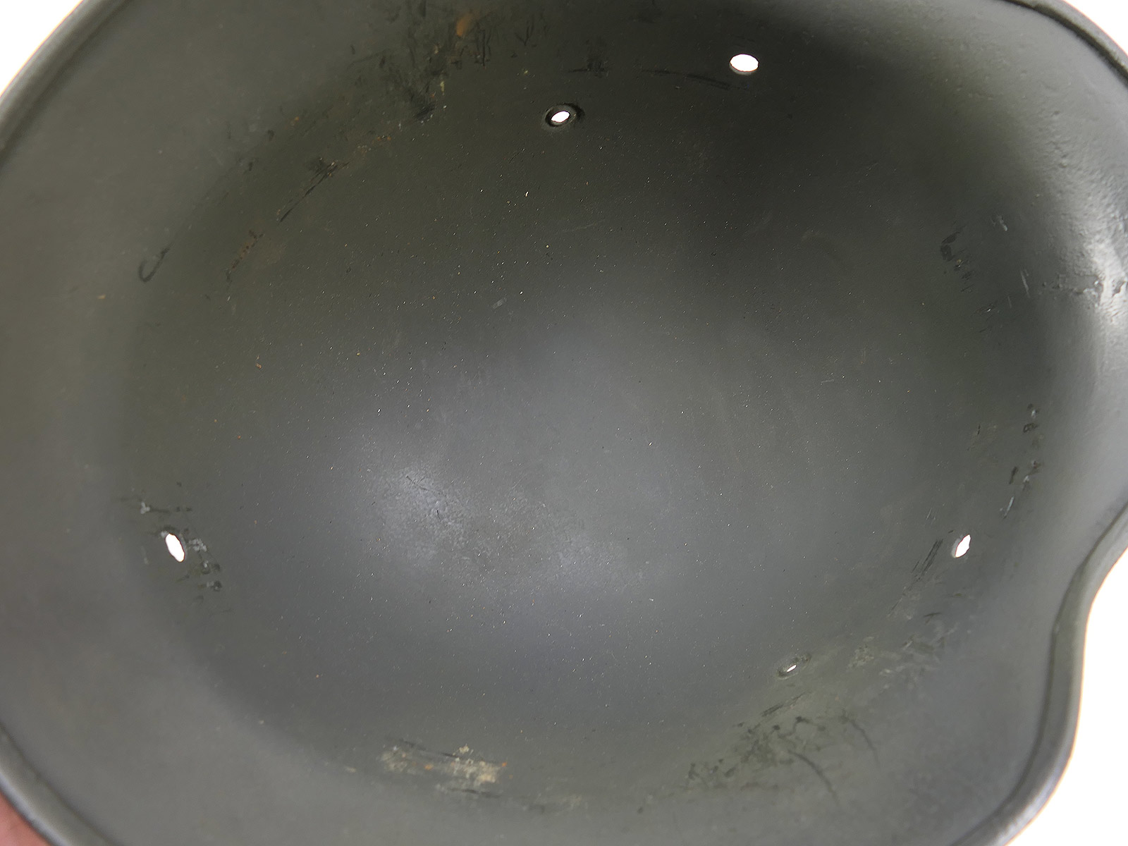 Original Wehrmacht M40 SD ET64 Steel Helmet (Bell) – Antique – COLLECTION – Battle-worn