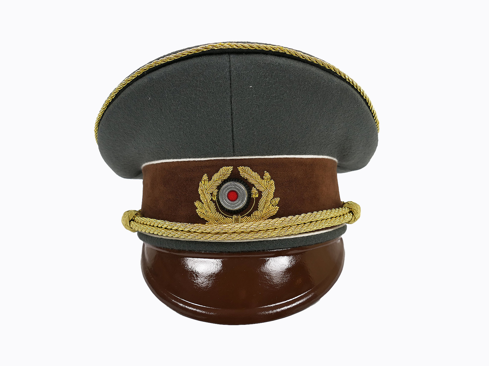 Peaked cap Reichskanzler Führer A.H. made of Doeskin Premium museum production size 58