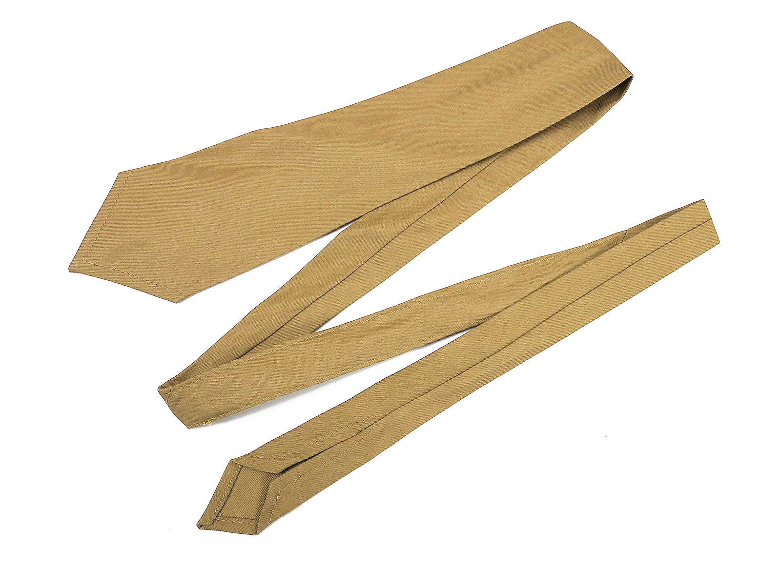 US khaki tie uniform shirt tie binder sand colors