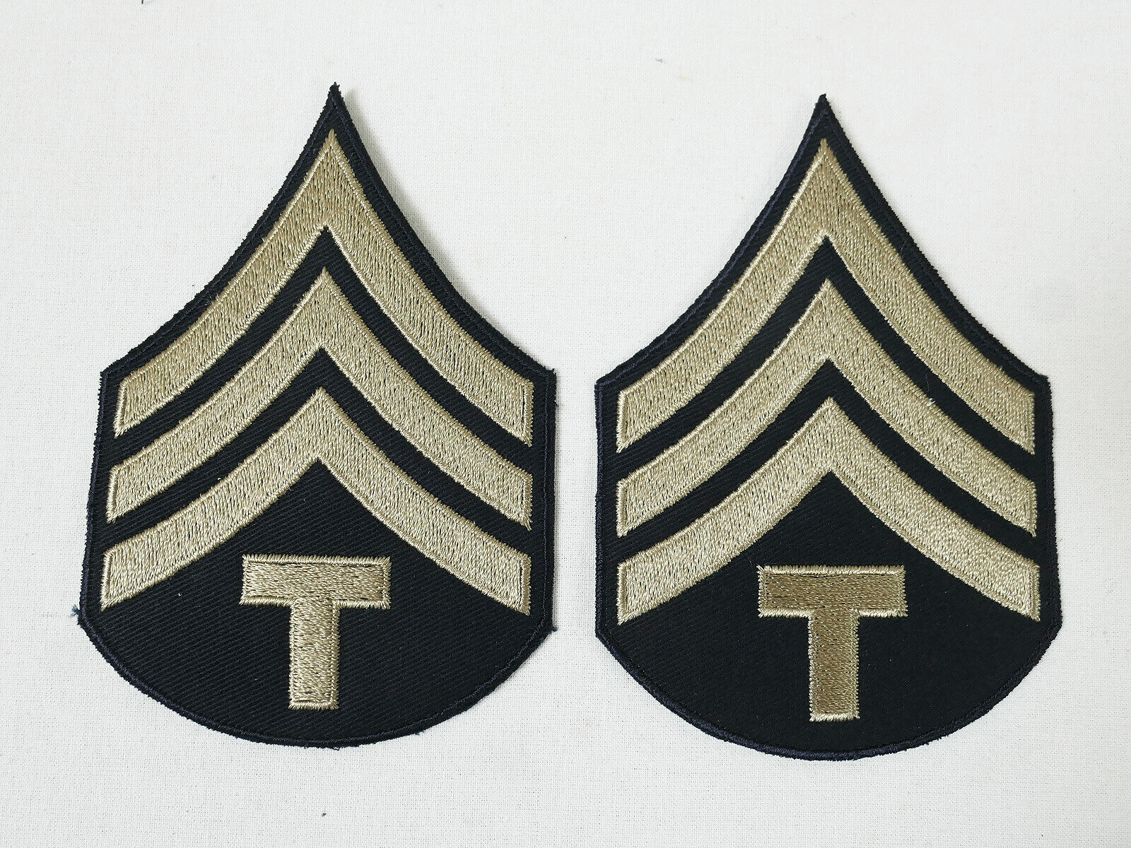 US ARMY WW2 Ranks Rank Badge T/5 Technician 5th grade Uniform Rank Badge