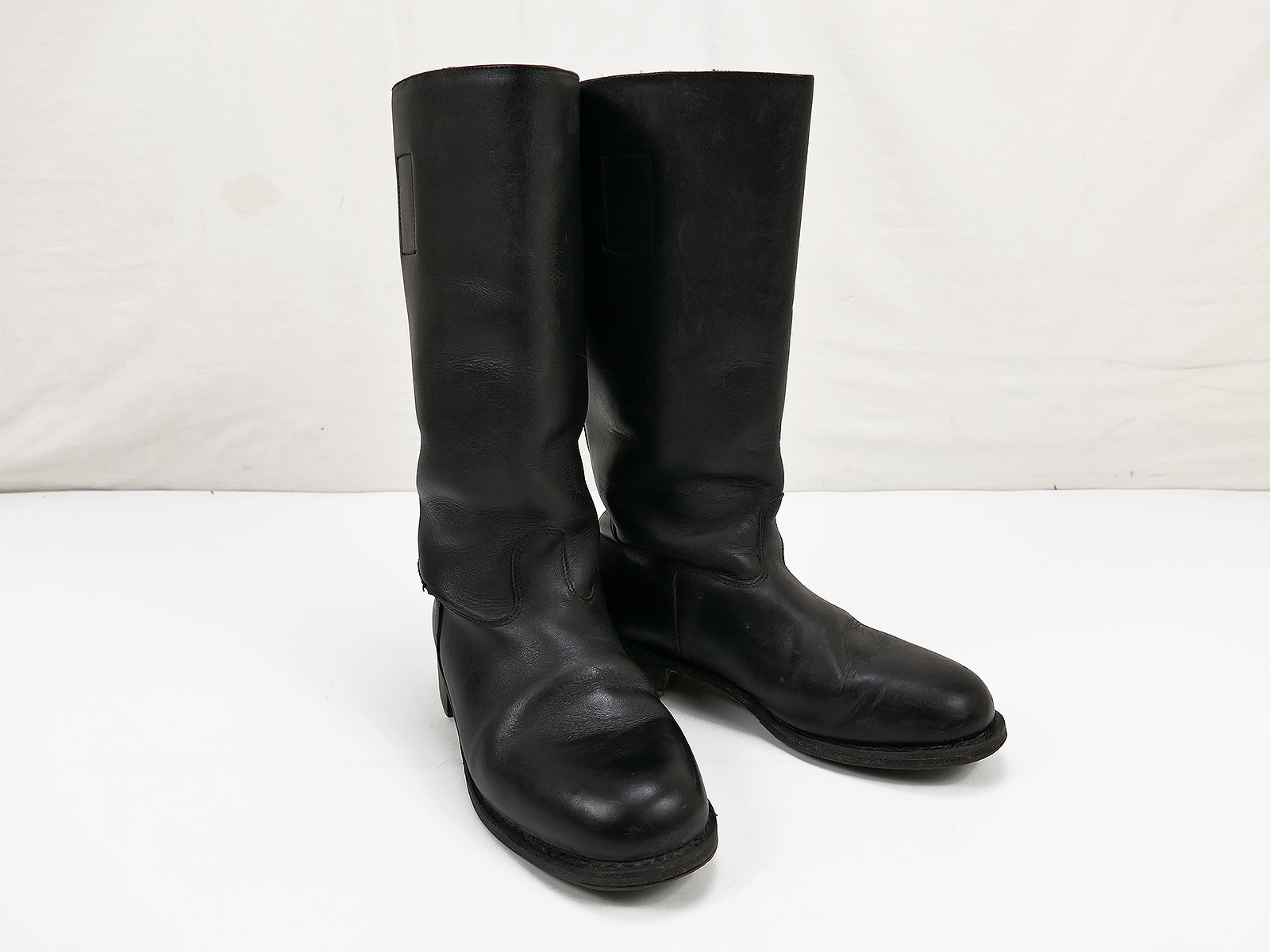 Type Wehrmacht leather boots Knobelbecher Schaftstiefel Wachbataillon with horseshoe 260/103