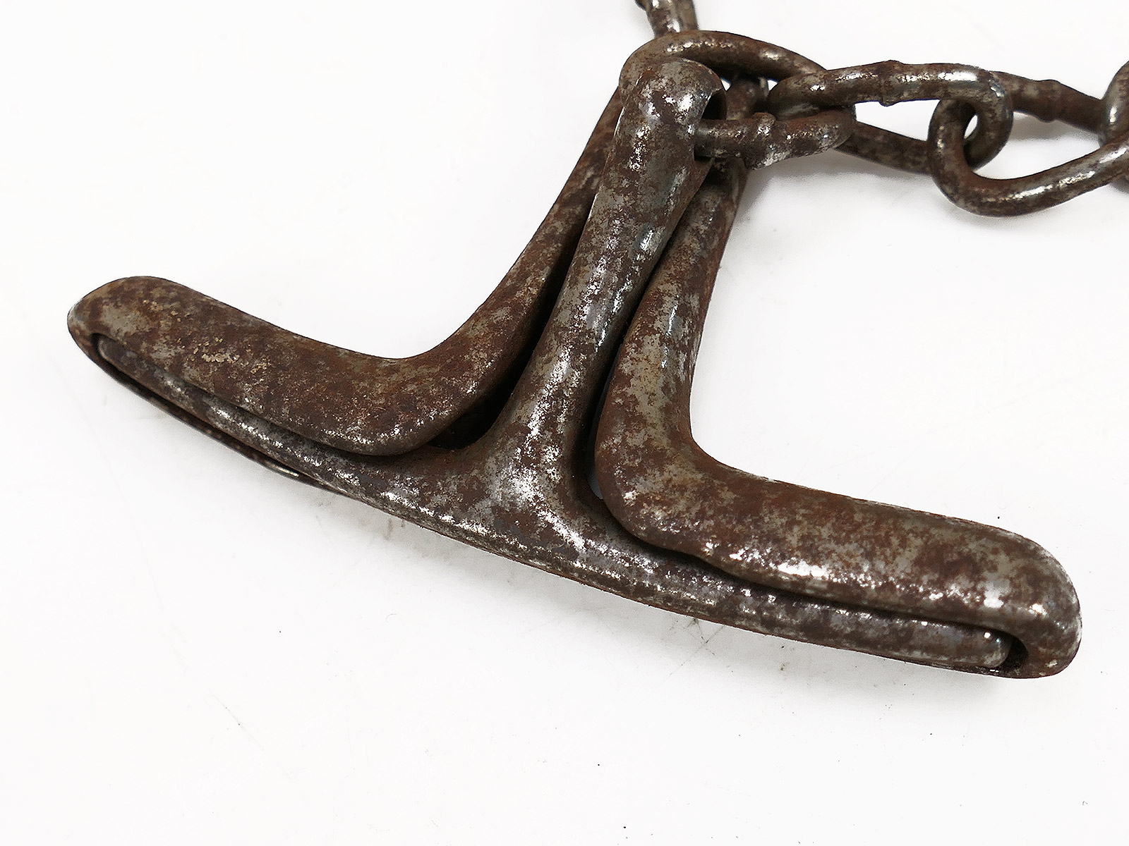 #E SS Hand Gag Gag Chain Restraint, Display or Gag Chain ANTIQUE