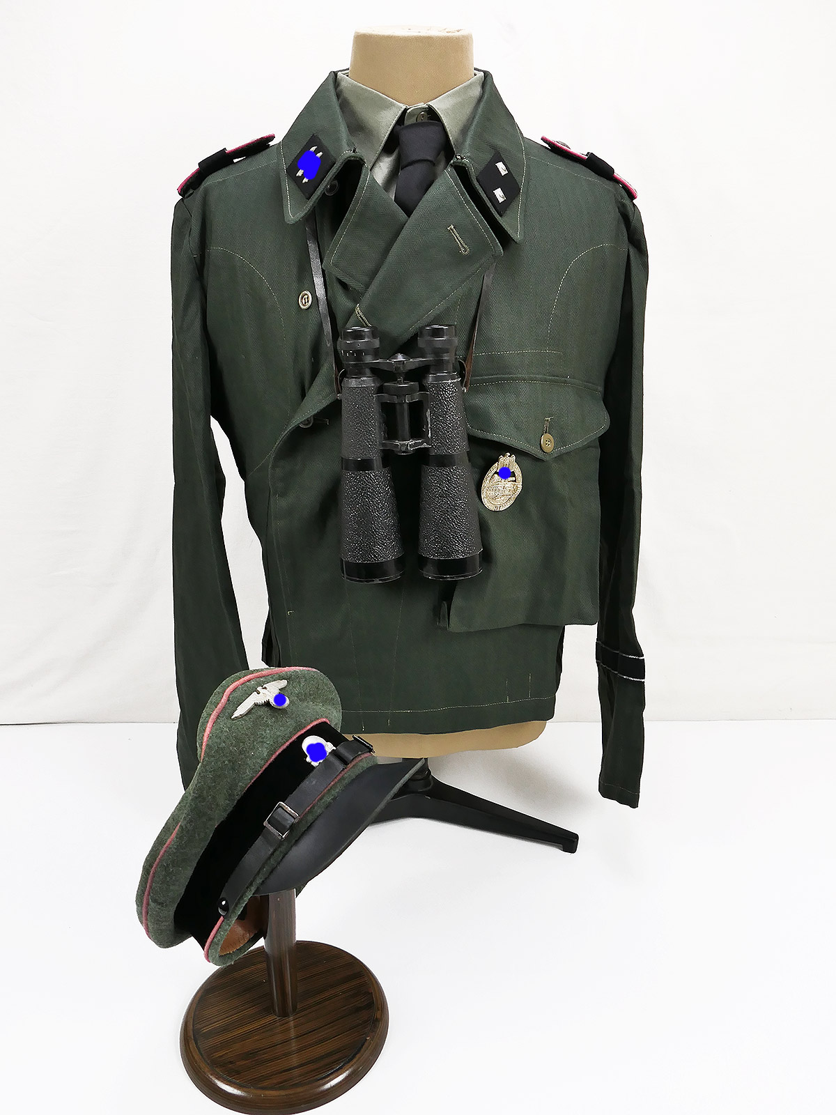 Waffen SS uniform assault gun jacket Drillich assault gun LAH Leibstandarte with peaked cap
