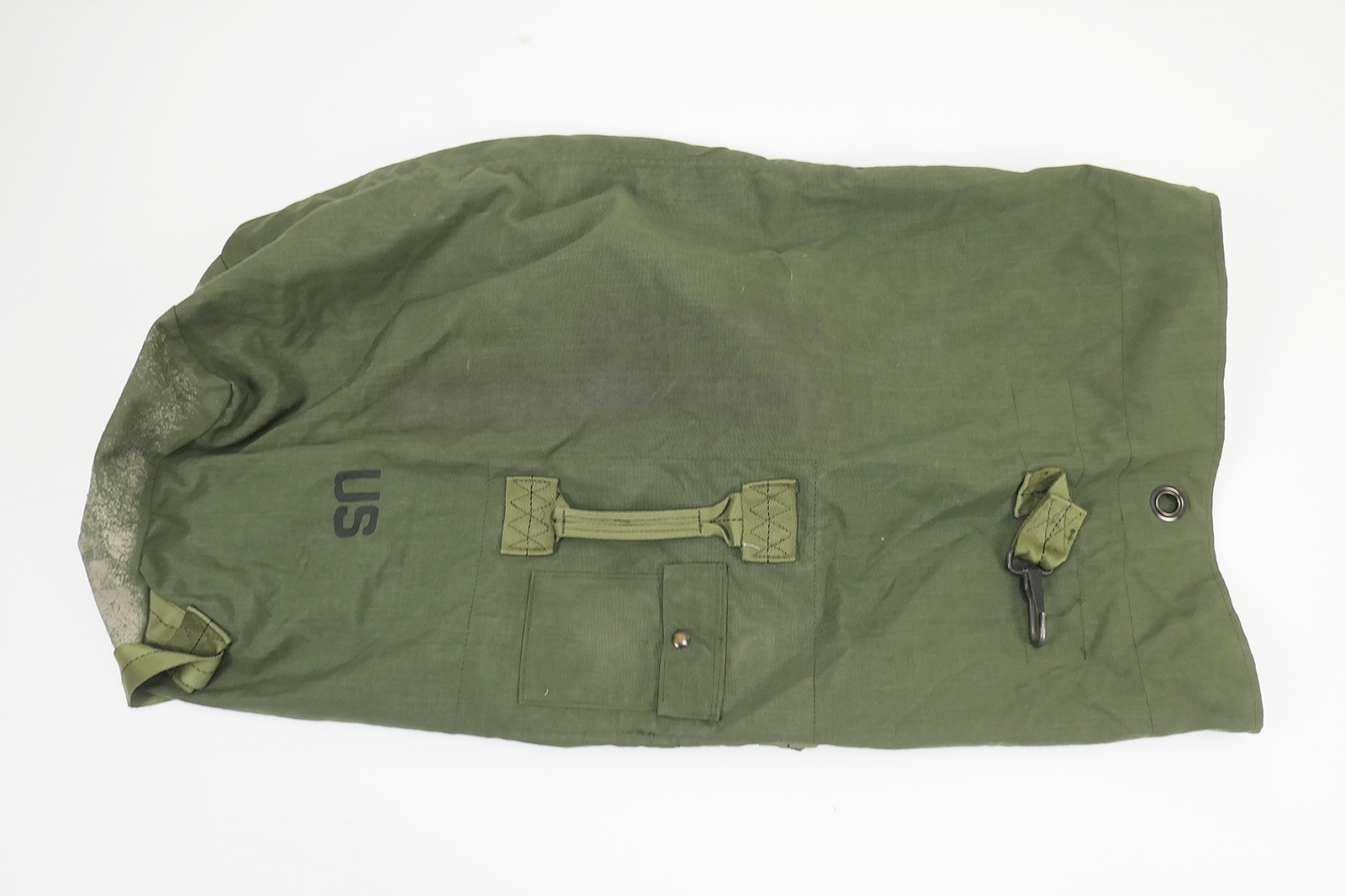 US Army Vietnam duffle bag large transportation bag canvas nylon 1987