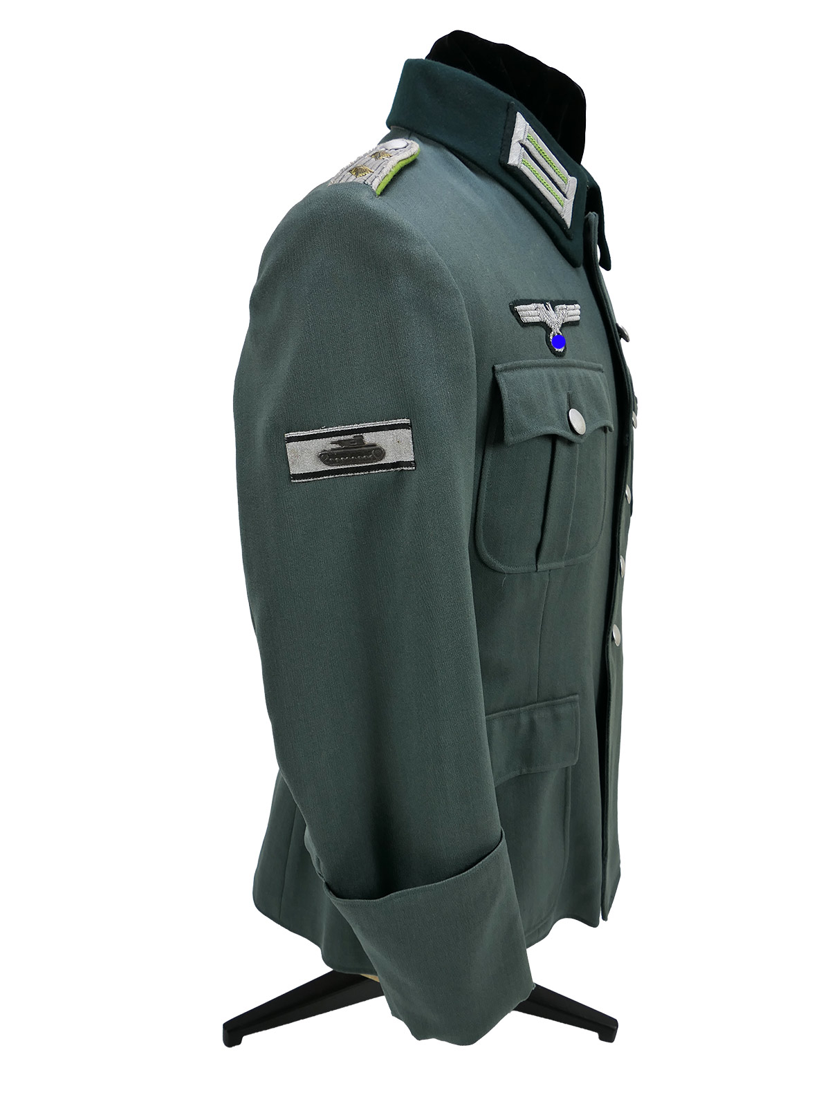 Officer’s Field Jacket, Tunic, PANZERGRENADIER Uniform Jacket, COLLECTION, BATTLE-WORN