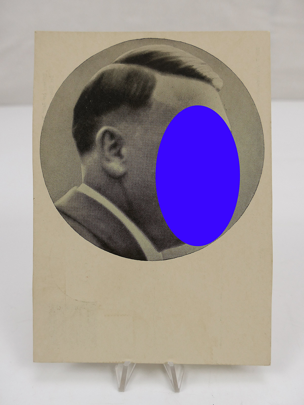 #81/ Postcard / PK theme A.Hitler portrait special cancel / stamp Männer der Zeit no.91 Huber