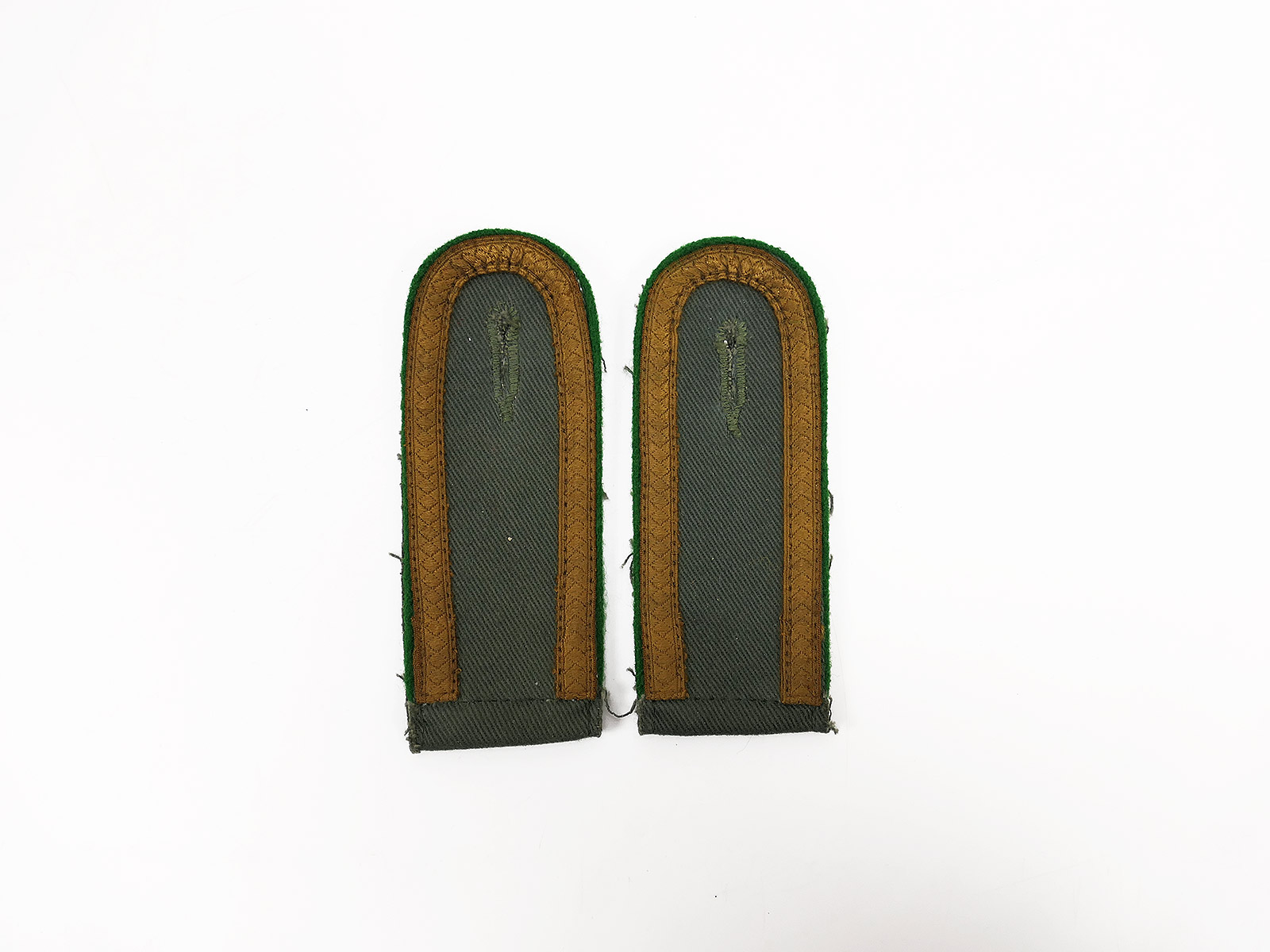 Single pair - Tropen Afrikakorps Heer Grenadier Uffz shoulder pieces epaulettes field blouse DAK 