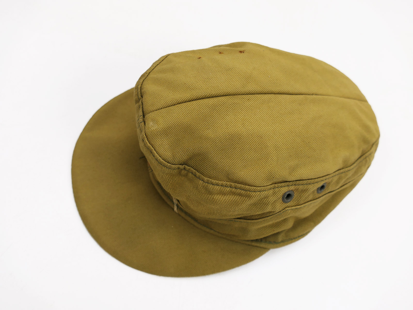US POW Tropical M43 Field Cap, Afrika Korps Tropical Cap, DAK Size 57, COLLECTION, BATTLE-WORN
