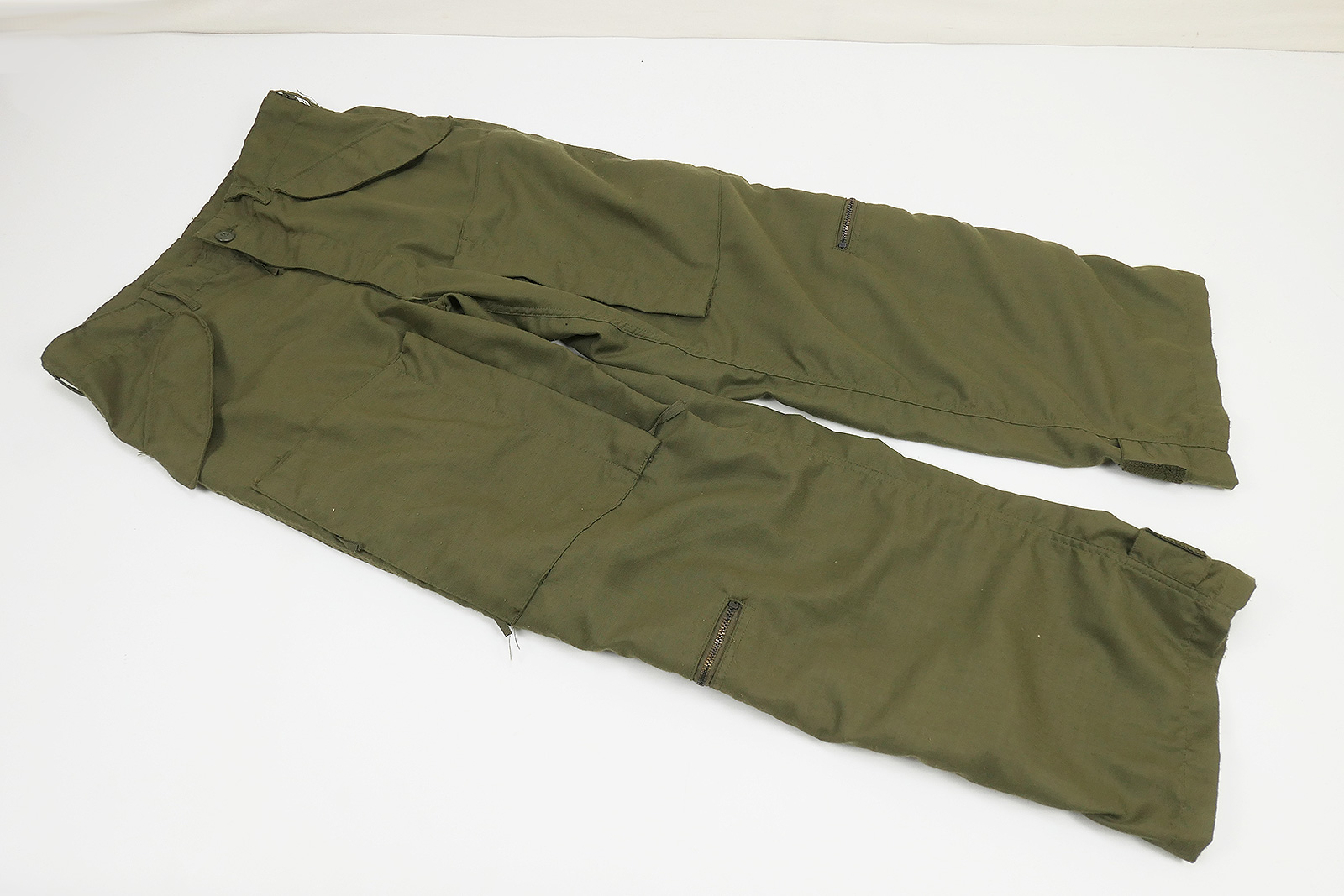 Original US Vintage Trousers Vietnam 1968 Cotton Sateen OG-107 TYPE 1 - W32/L29