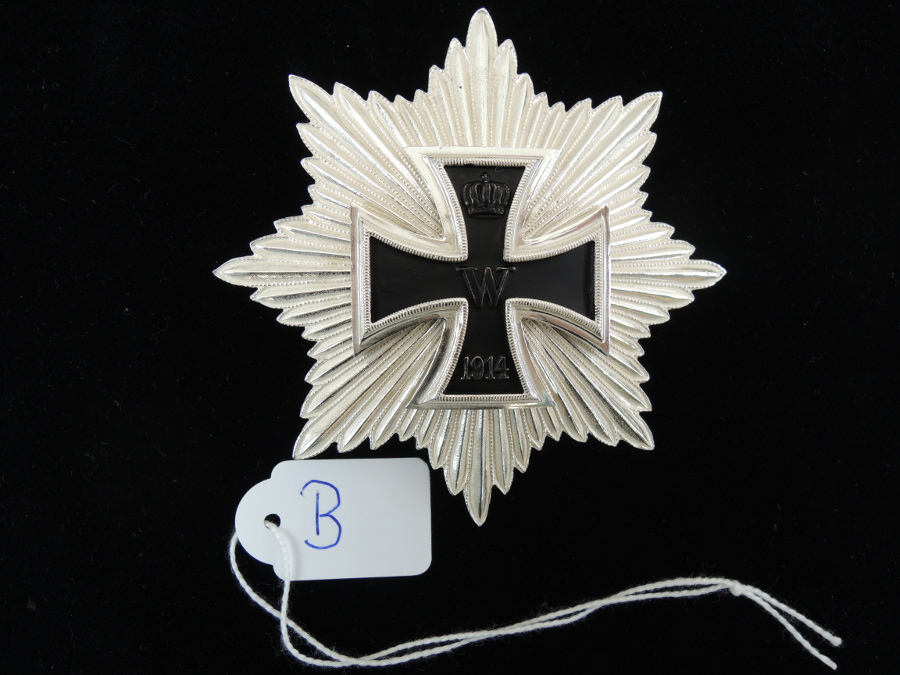 Prussia Breast Star Grand Cross of the Iron Cross 1914 Hindenburg Star Uniform