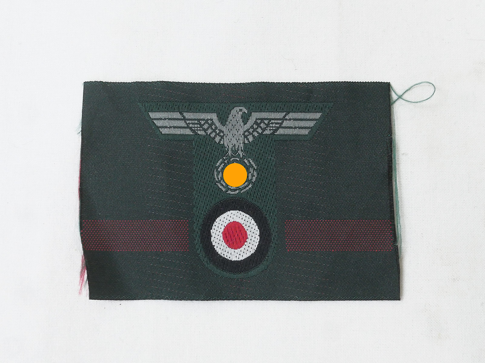 Wehrmacht army T-cap badge cap eagle T-shape woven field cap