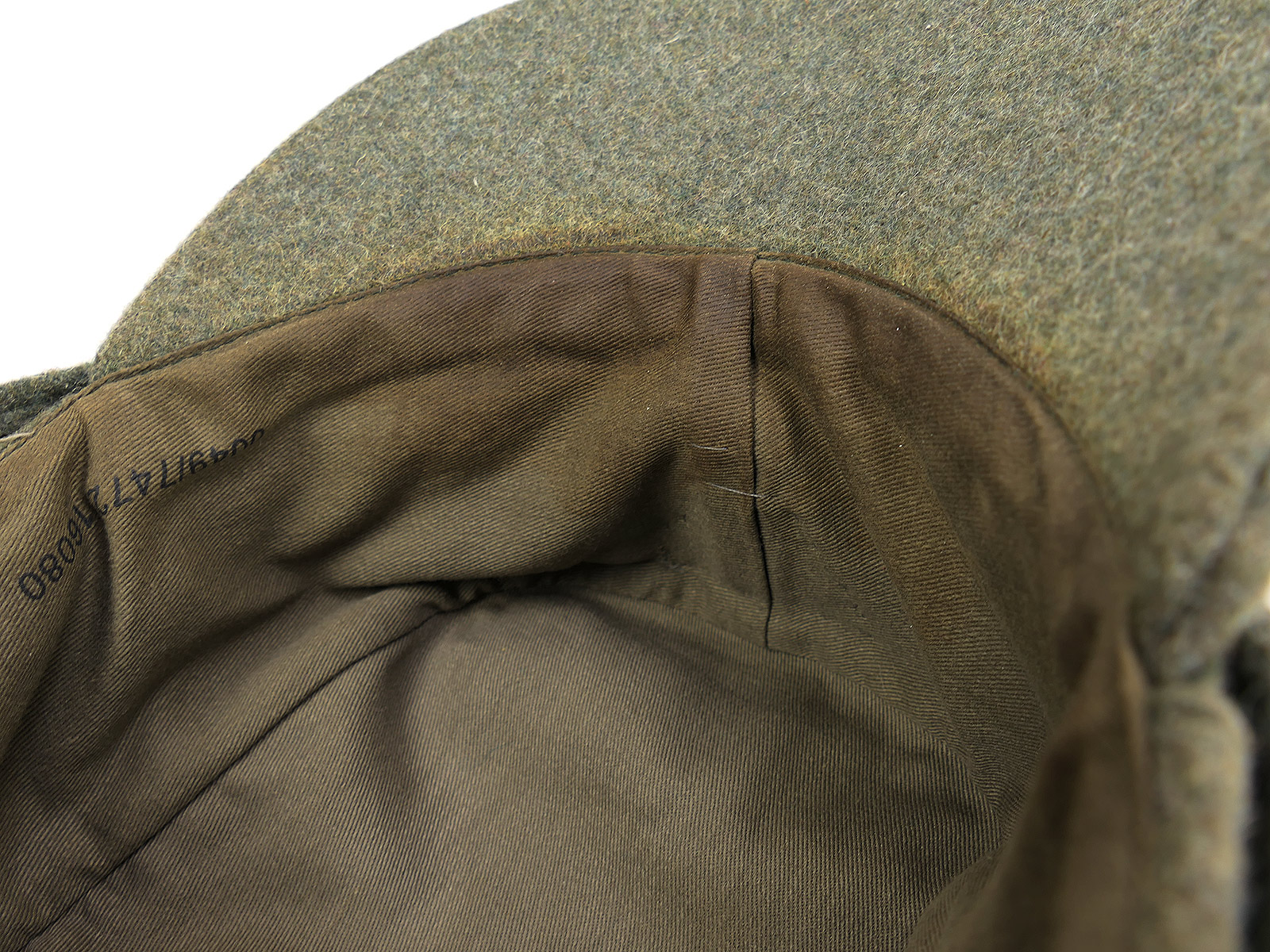 Wehrmacht M43 field cap M1943 with trapezoidal detailing, cap eagle, size 59/60, BATTLE WORN