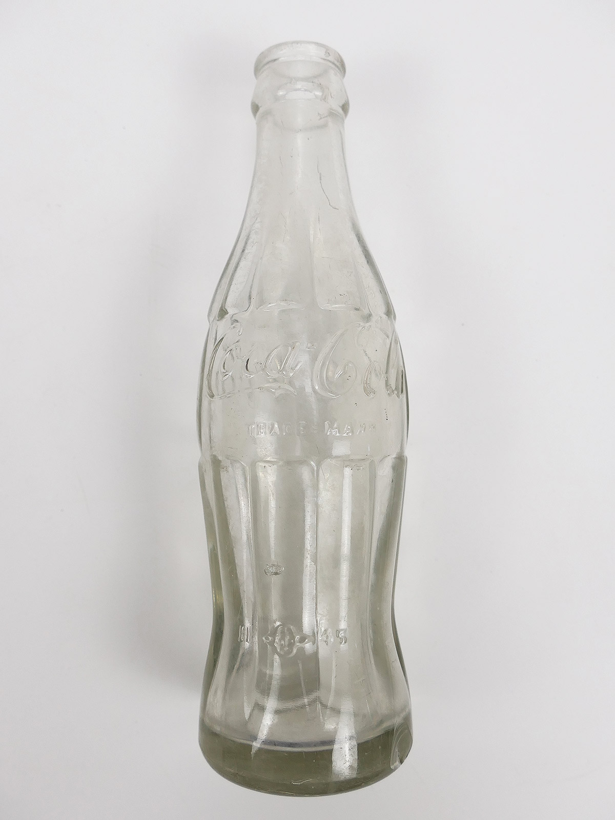 WW2 Original Coca-Cola glass bottle (small) 11-1945 nice condition