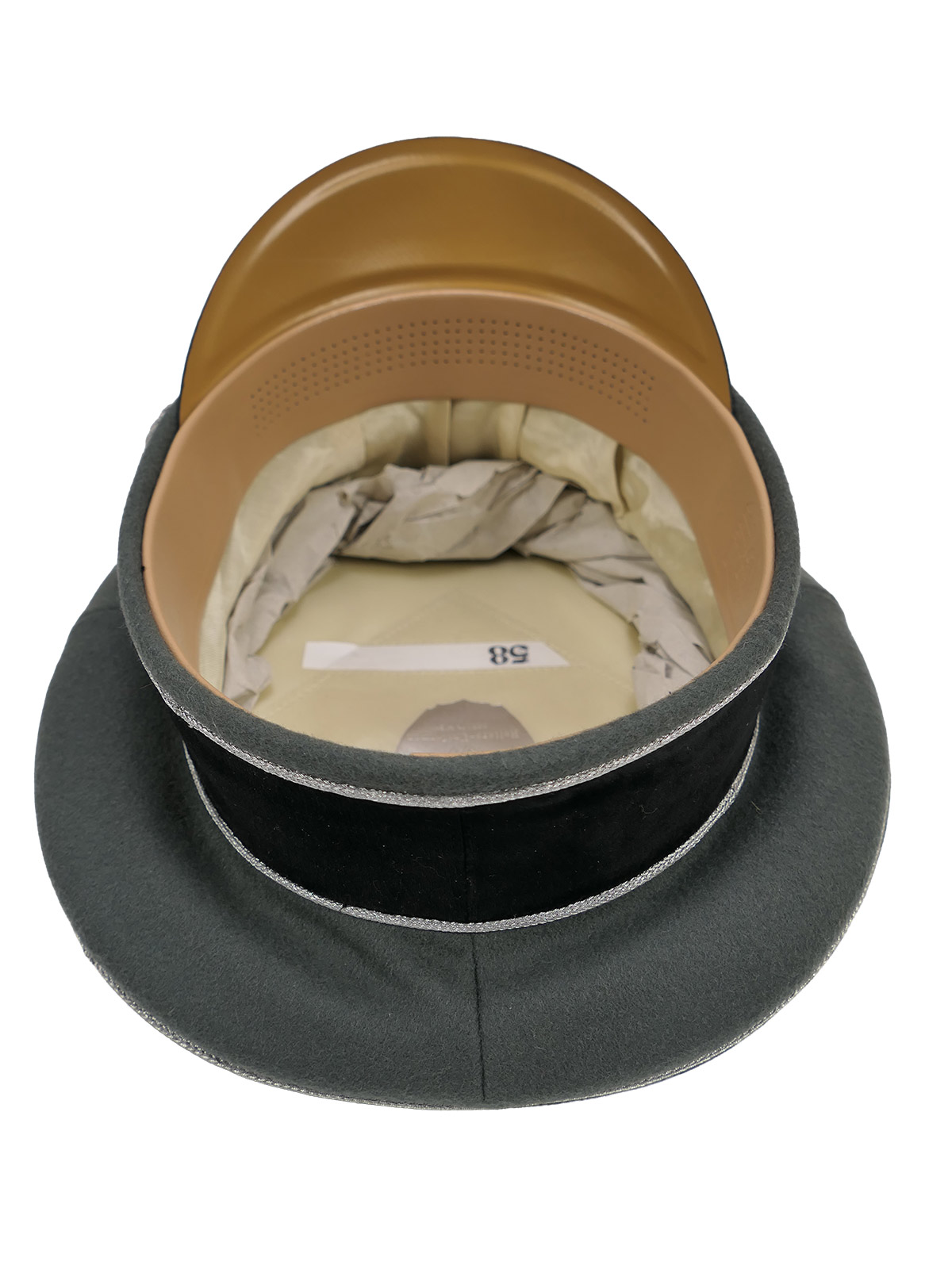 Waffen SS peaked cap, General’s size 58 – top-quality museum-grade reproduction with metal detailing