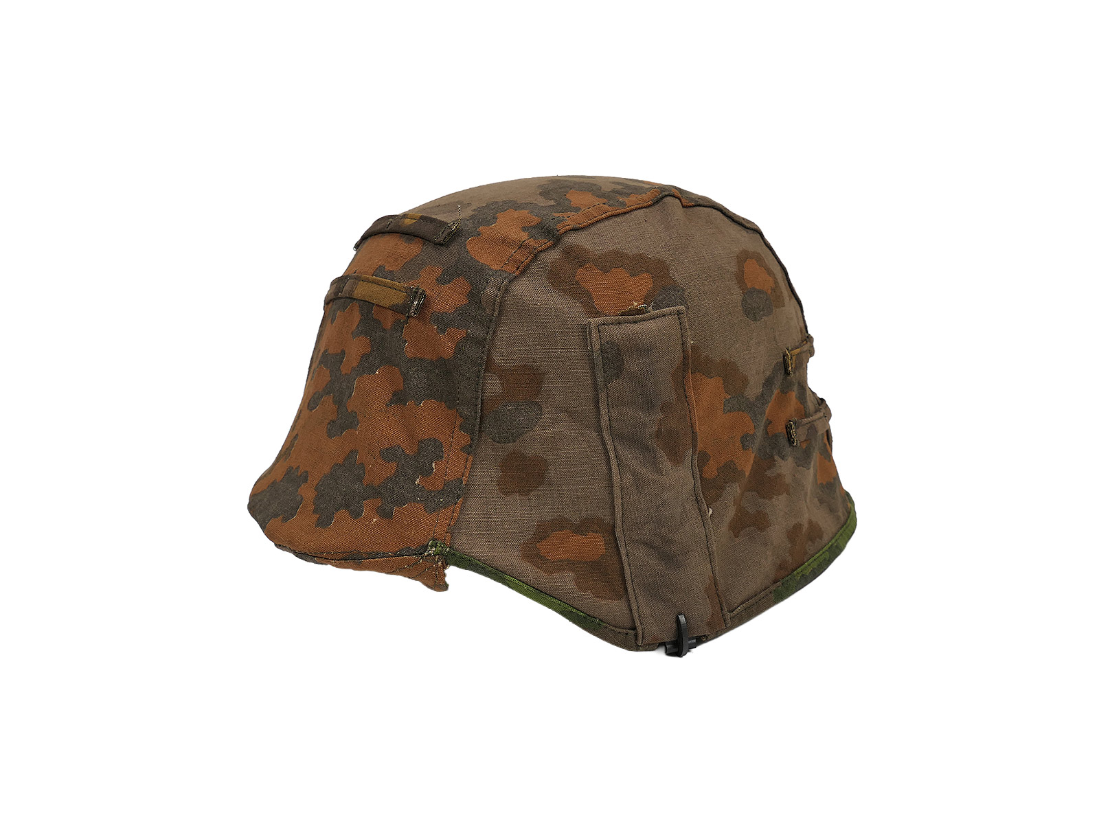 #F Oak Leaves ZZ Steel Helmet Cover – Helmet Camouflage Cover made from original camouflage fabric