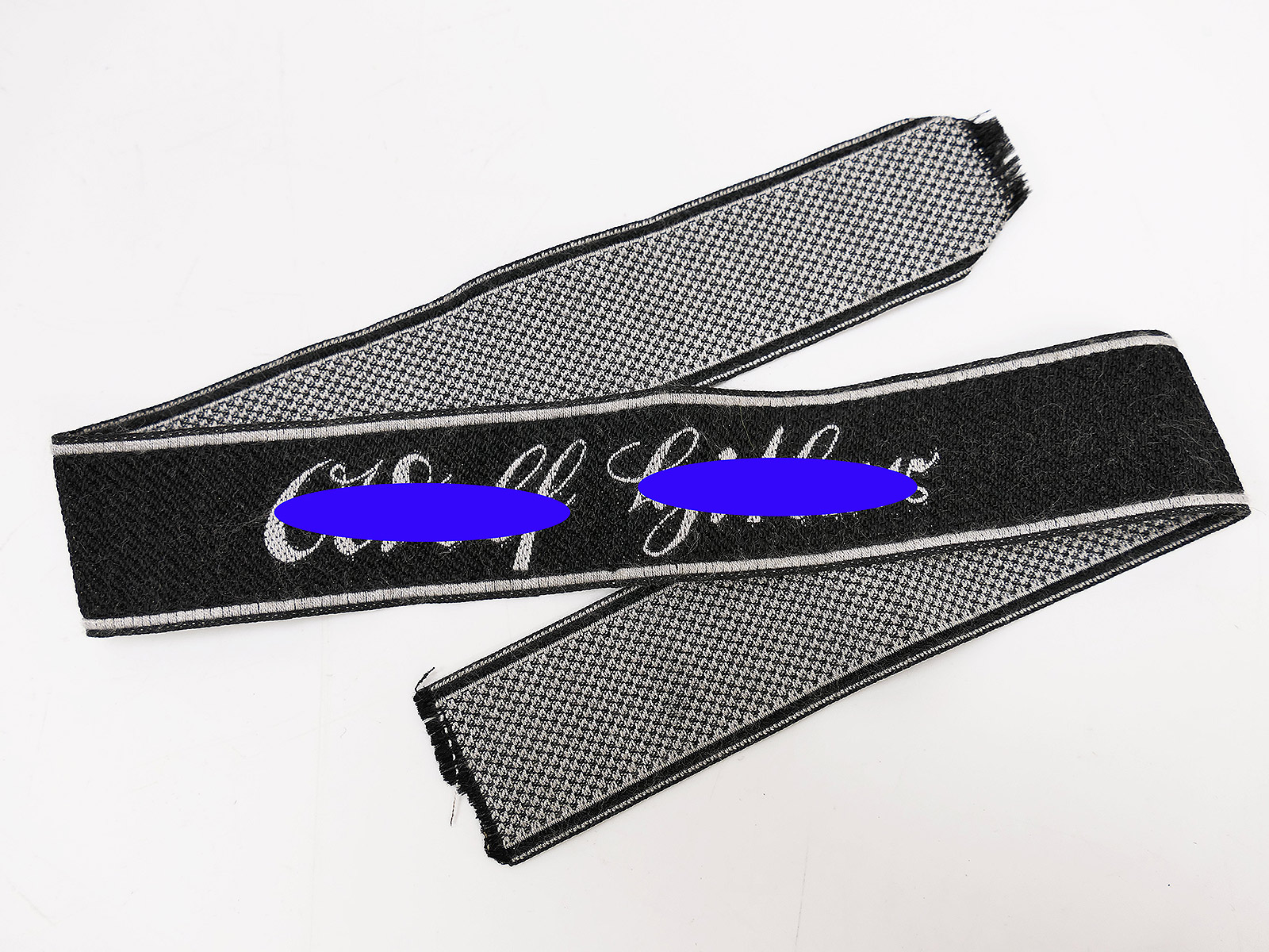Vintage US-made A. Hitler Leibstandarte woven armband, enlisted men’s, antique, COLLECTION