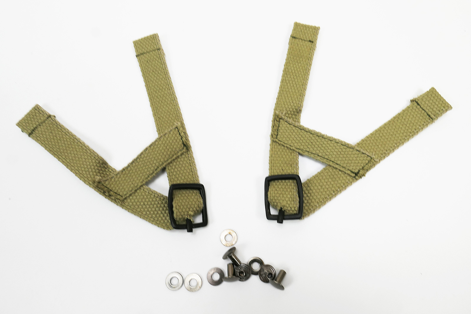 US ARMY WW2 Paratrooper Liner A-Yoke for Chin Cap / Chin Strap Airborne Steel Helmet