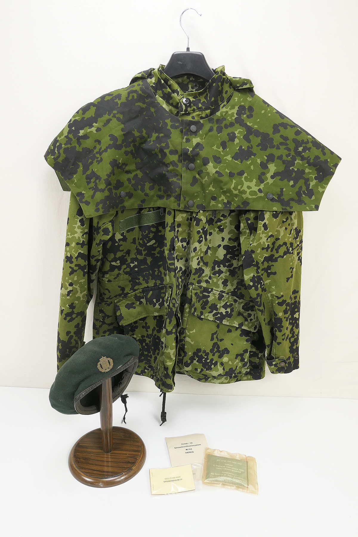 Denmark Combat camouflage Jacket green Flecktarn HMAK 1995 Field pants Camouflage jacket DK
