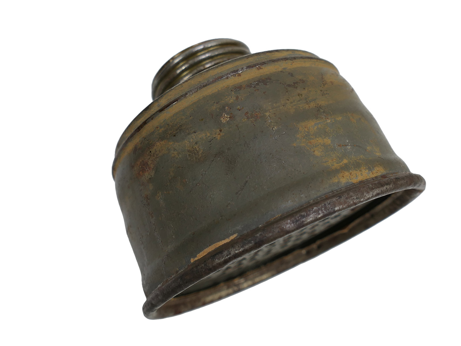 WK1 Original Leather Gas Mask M17 + Filter in Original Carry Case – COLLECTION BATTLE WORN