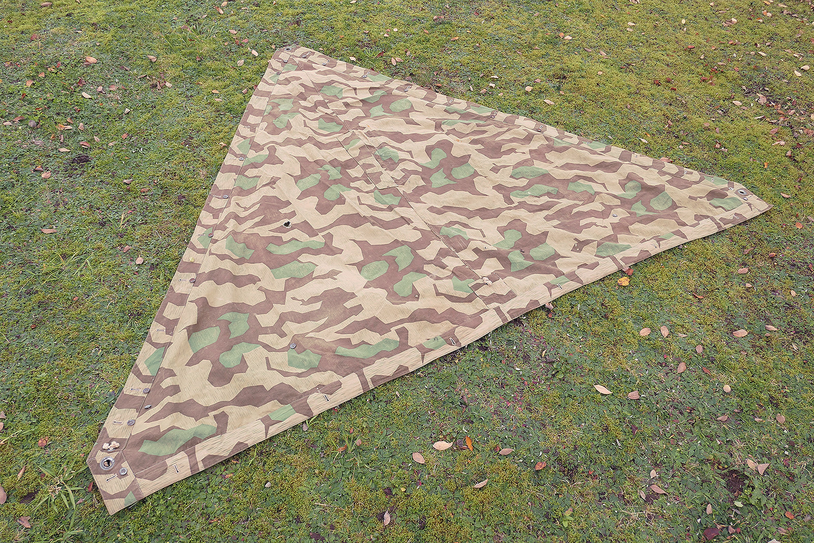 #6 Wehrmacht original tent canvas M31 splinter camouflage tent canvas camouflage tent canvas