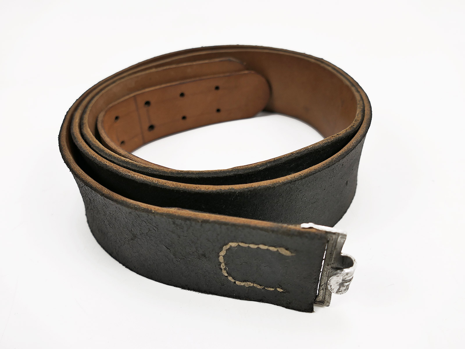 One-off Wehrmacht belt, belt strap, 120 cm, New Old Stock, Lüdenscheid, 1940