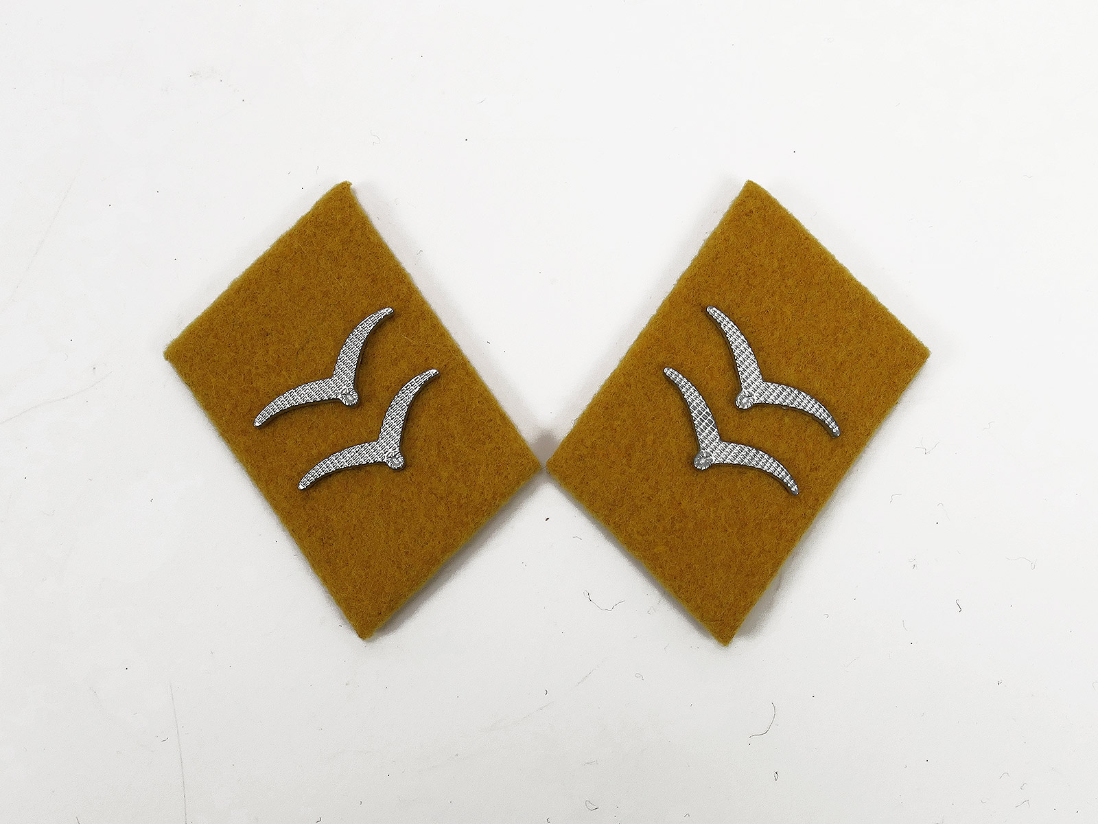 Luftwaffe collar mirror / metal wings LW pilot blouse corporal / sergeant paratrooper