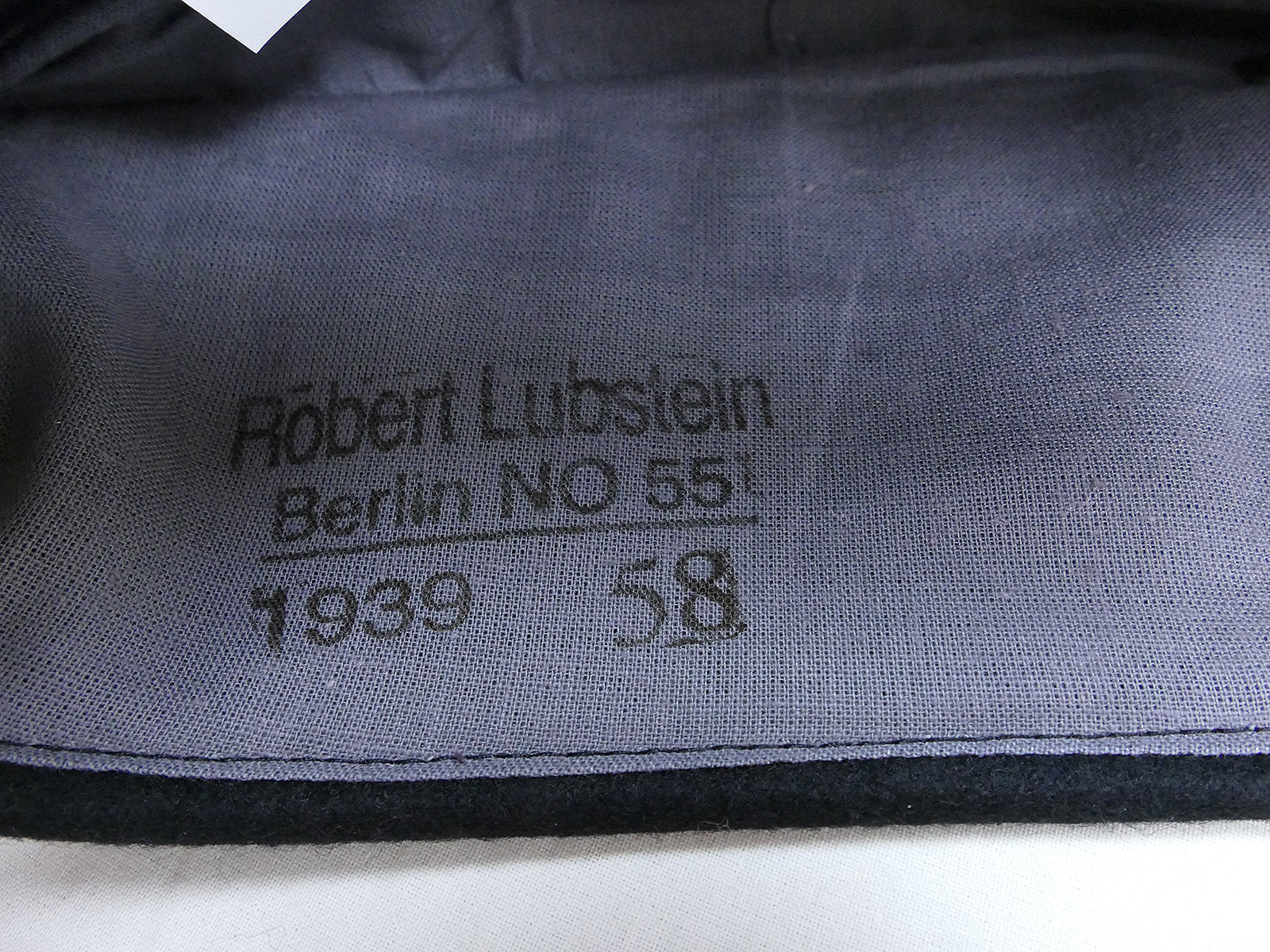 Wehrmacht Black Tank Ship Officer Lubstein