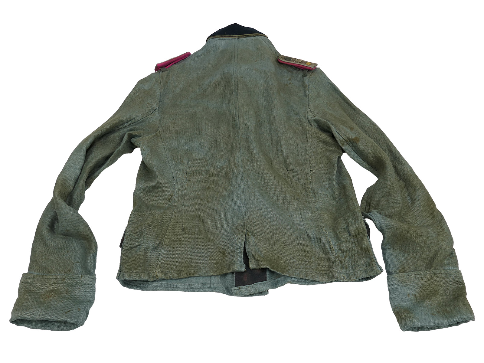 Wehrmacht M41 Officer’s Summer Field Jacket Uniform, First Lieutenant, Armoured Train – COLLECTION, BATTLE-WORN
