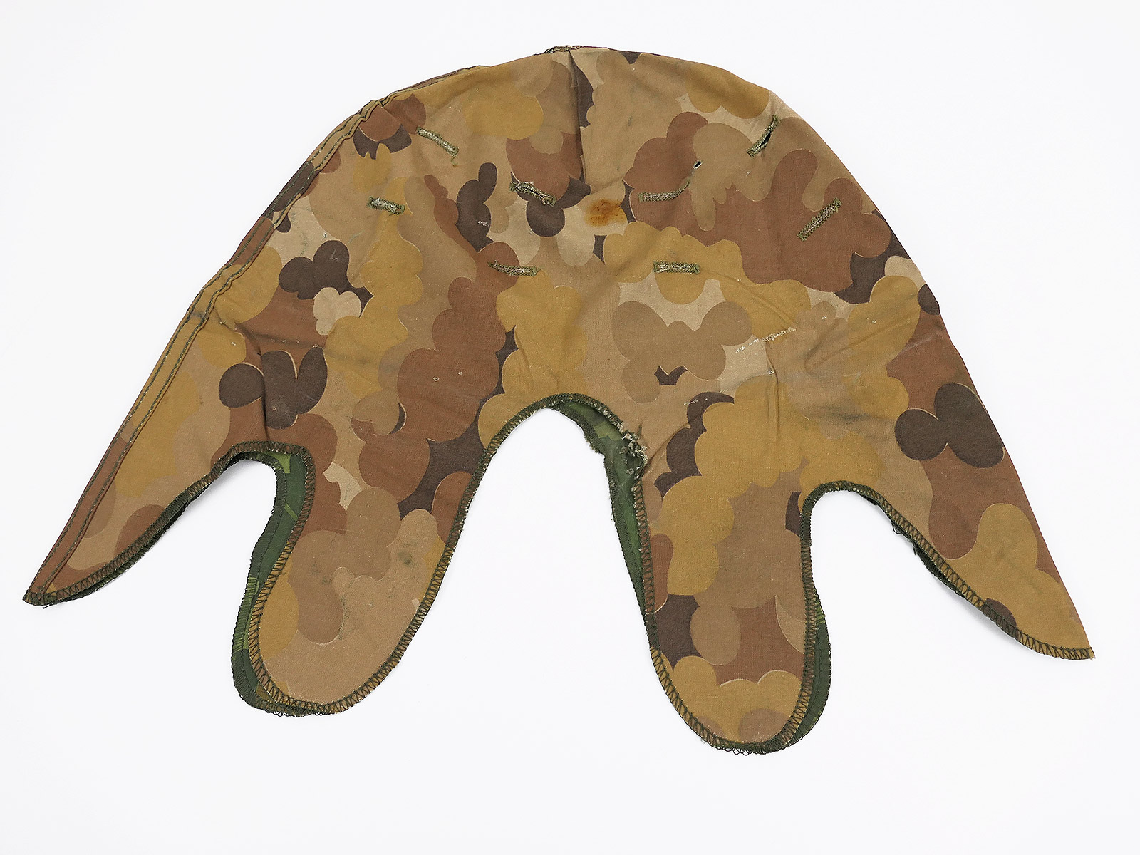 #06 ORIGINAL US Helmet cover MITCHELL LEAF M1 steel helmet cover 1977 TOP