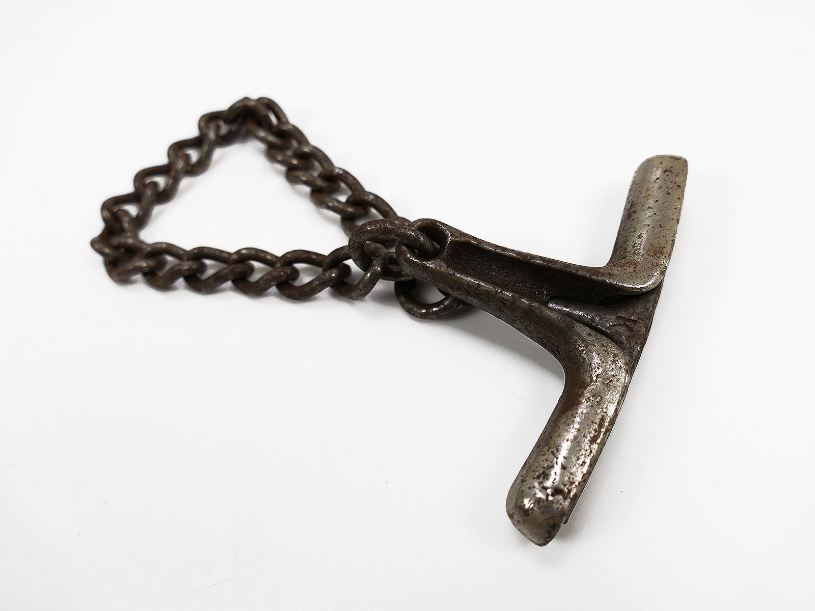SS Hand Gag Gag Chain – Restraint, Display or Gag Chain – ANTIQUE