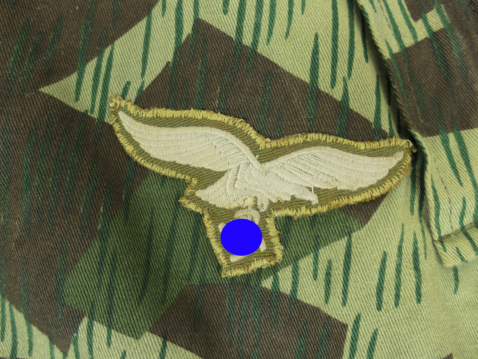 Luftwaffe Paratrooper Duffle Bag, Size 1, Splinter Camouflage with Insignia – COLLECTION BATTLE WORN