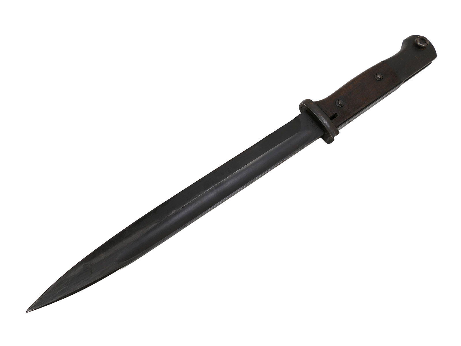 Wehrmacht M84/98 S/174 bayonet, 1937 K98 carbine / sidearm with scabbard, BATTLE-WORN