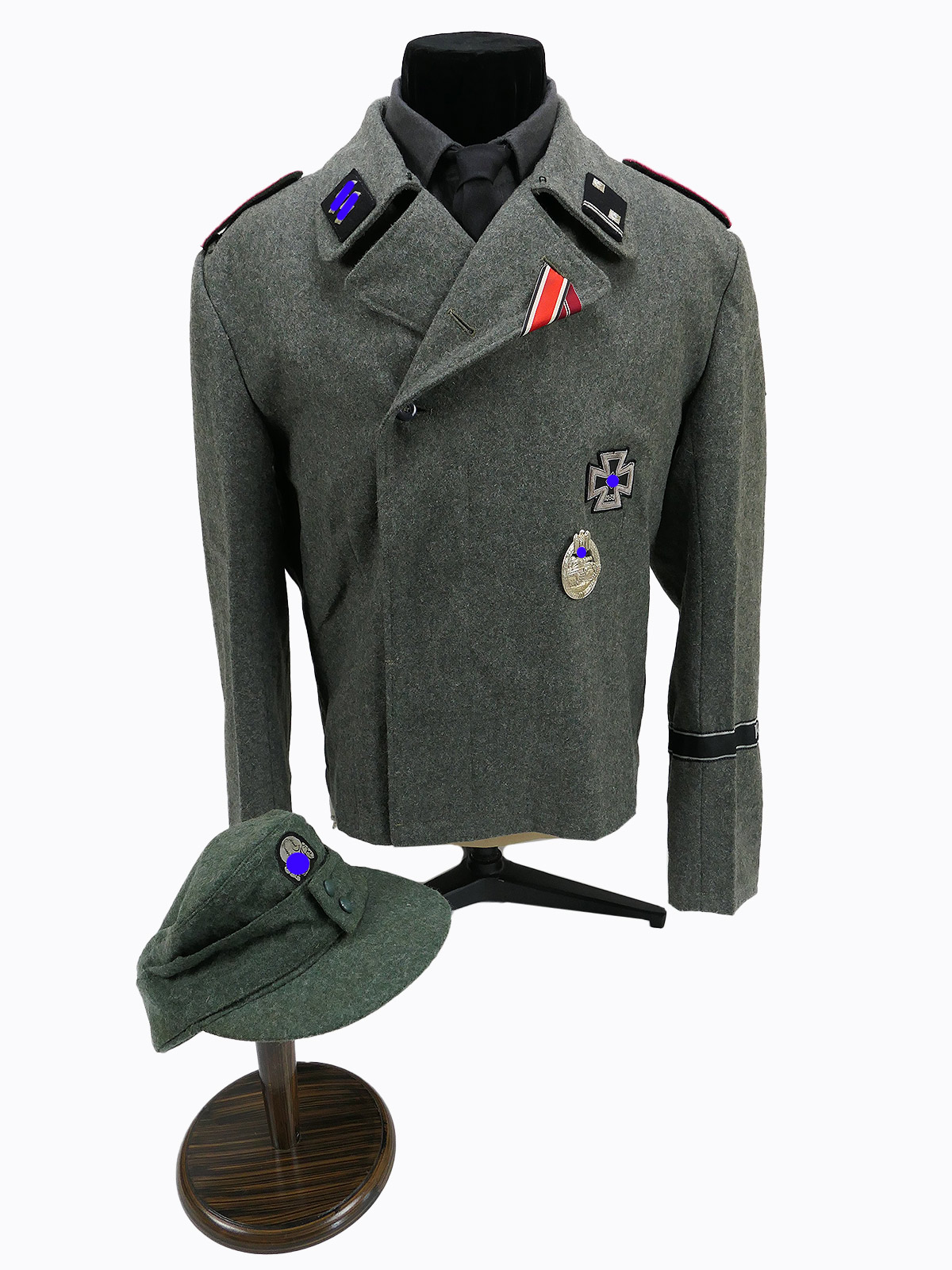 Waffen SS uniform ensemble assault gun jacket field blouse field cap shirt assault gun WIKING