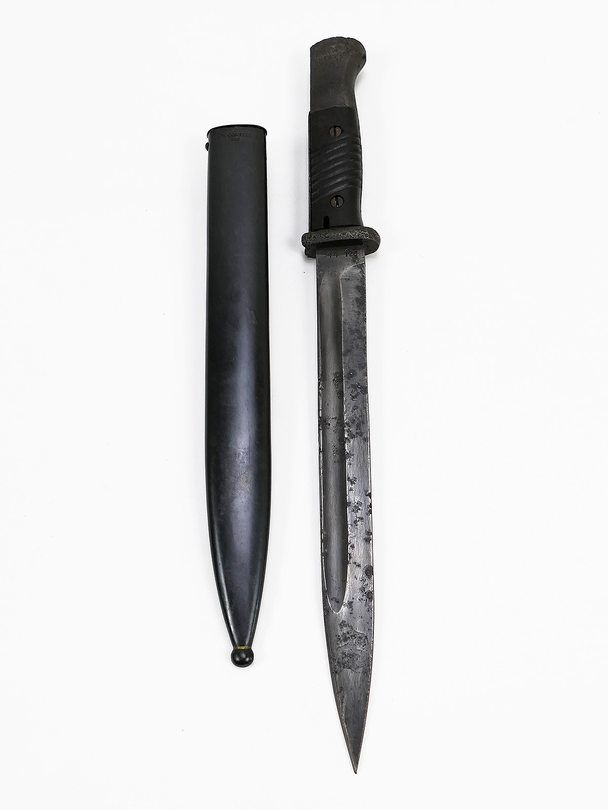 Wehrmacht original bayonet M84/98 K98 / side rifle 44 fze with repro scabbard