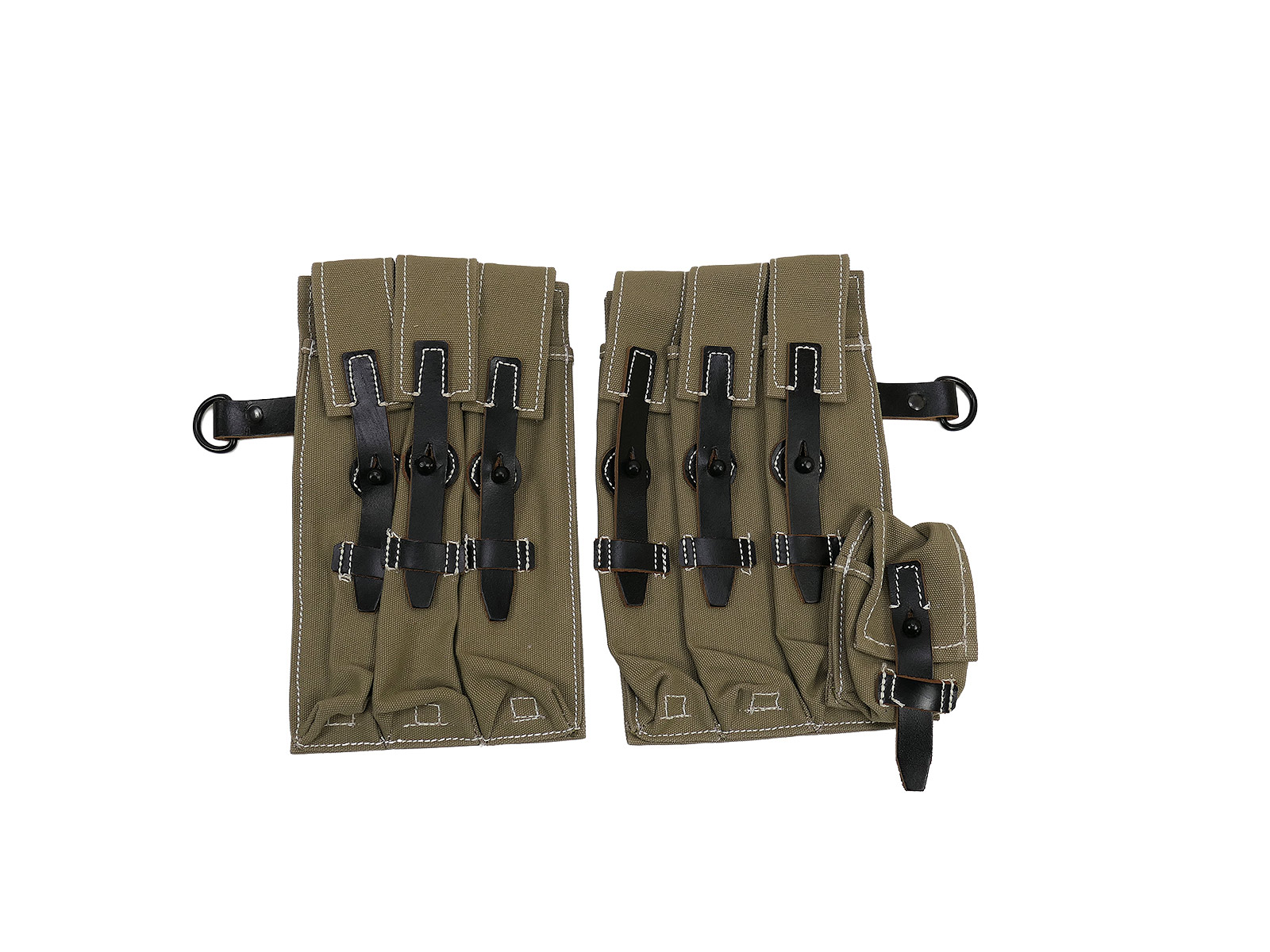 Wehrmacht MP 38/40 magazine pouches (1 pair) – MP38/MP40 magazine pouches