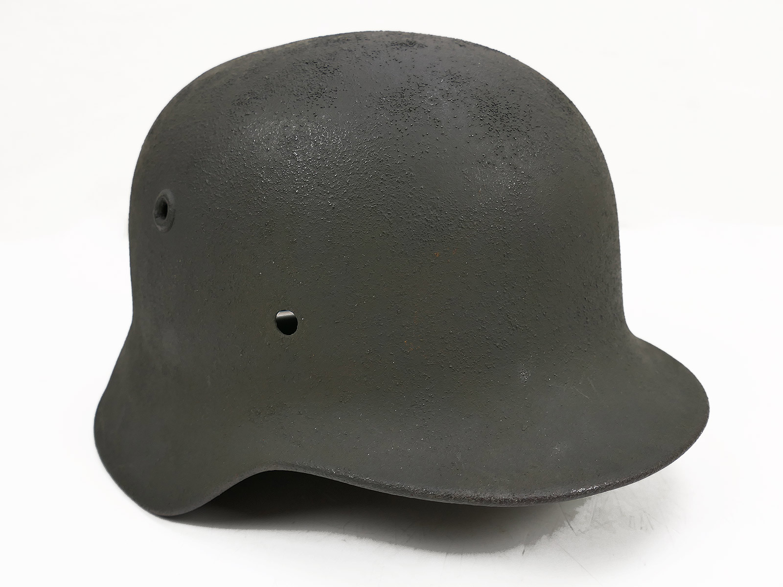 Original Wehrmacht M40 SD ET64 Steel Helmet (Bell) – Antique – COLLECTION – Battle-worn