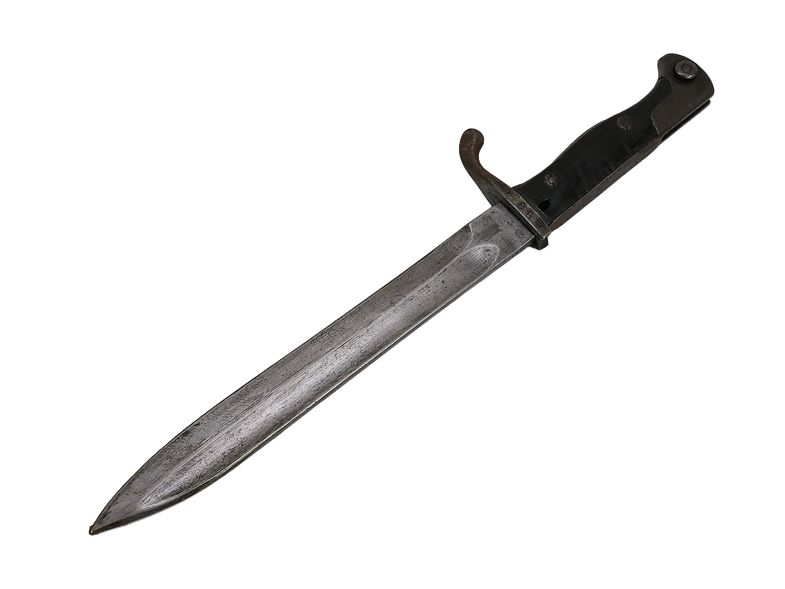 WK1 M98/05 bayonet, Mauser A.G. Oberndorf 1916, with acceptance mark and belt lug