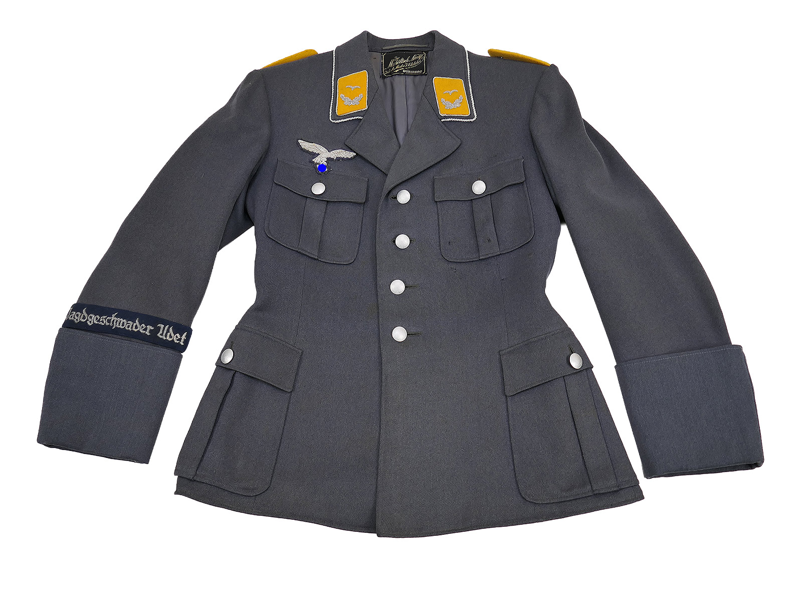 WW2 Original Luftwaffe Officer’s Tunic, Udet Fighter Wing, c. 1942, Uniform COLLECTION