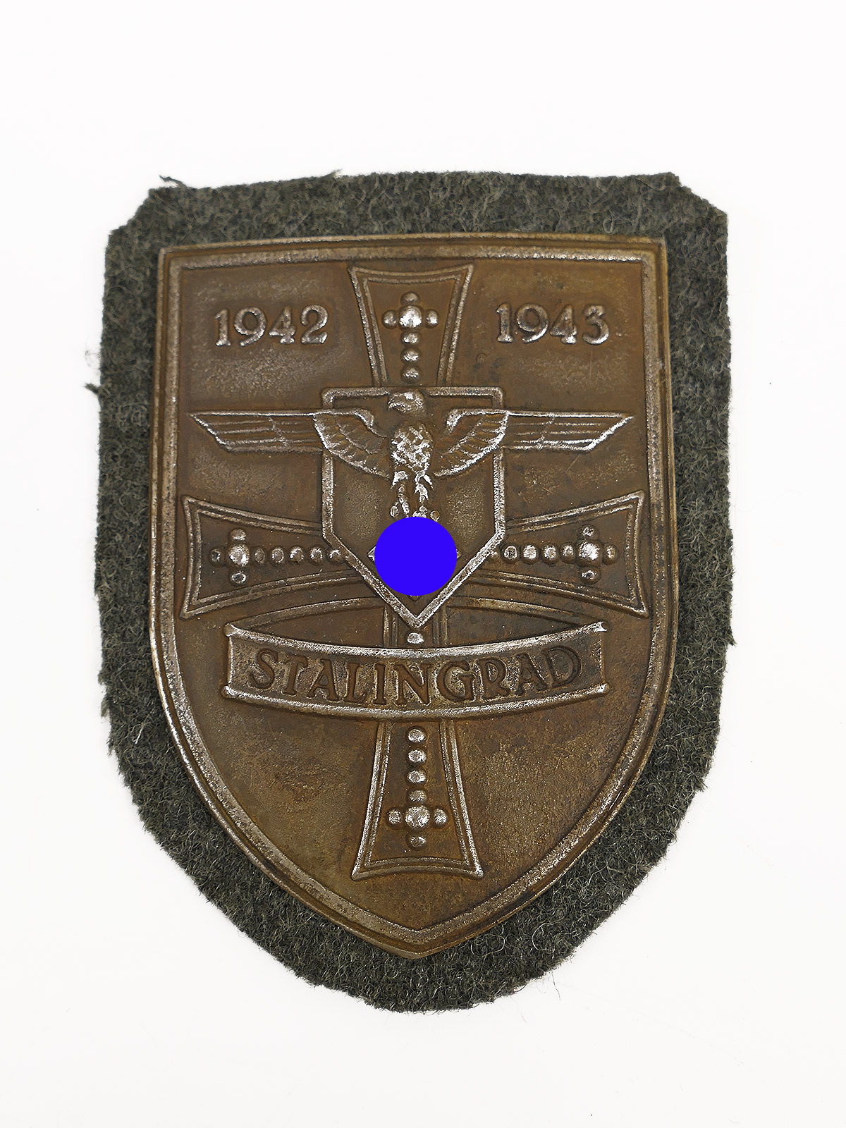 Wehrmacht sleeve badge ‘STALINGRAD 1942/43’ – Stalingrad badge for field jacket