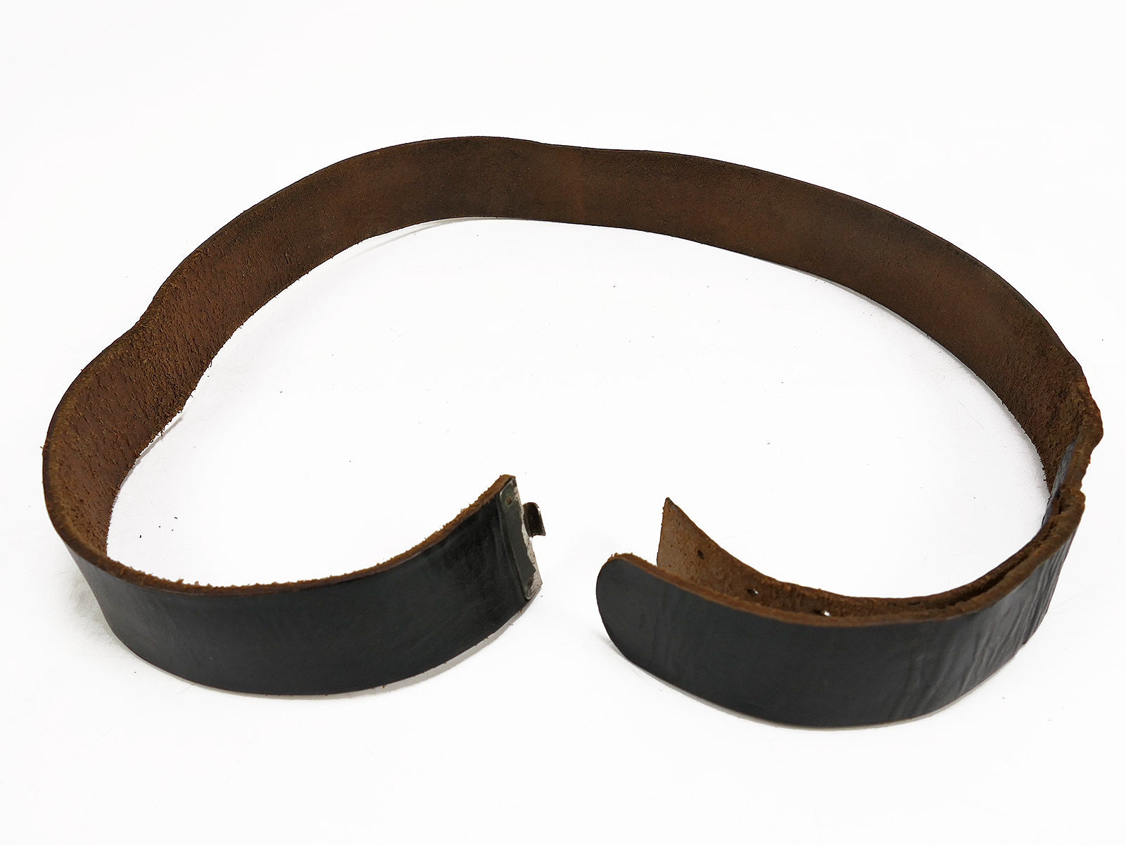 Vintage leather belt / belt strap, 110cm, COLLECTION BATTLE WORN