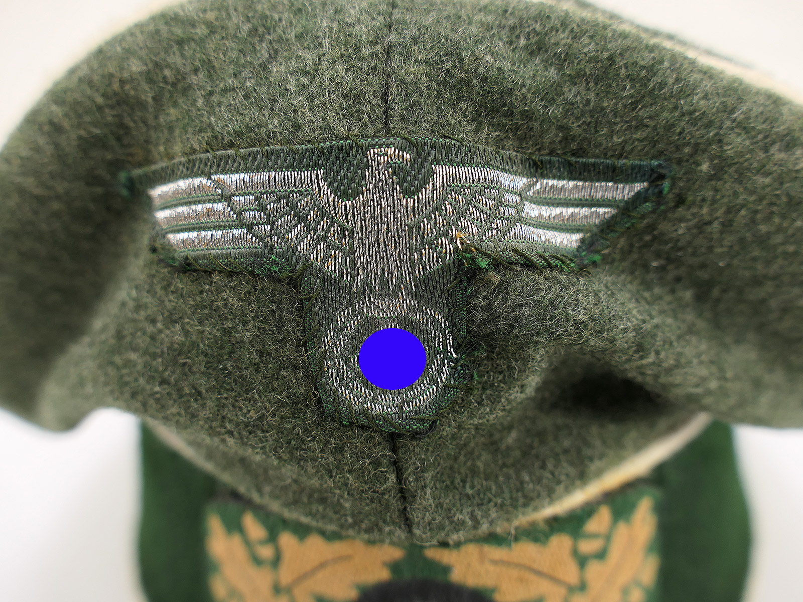 Wehrmacht Infantry Officer’s Crusher Cap with cap eagle / cockade COLLECTION