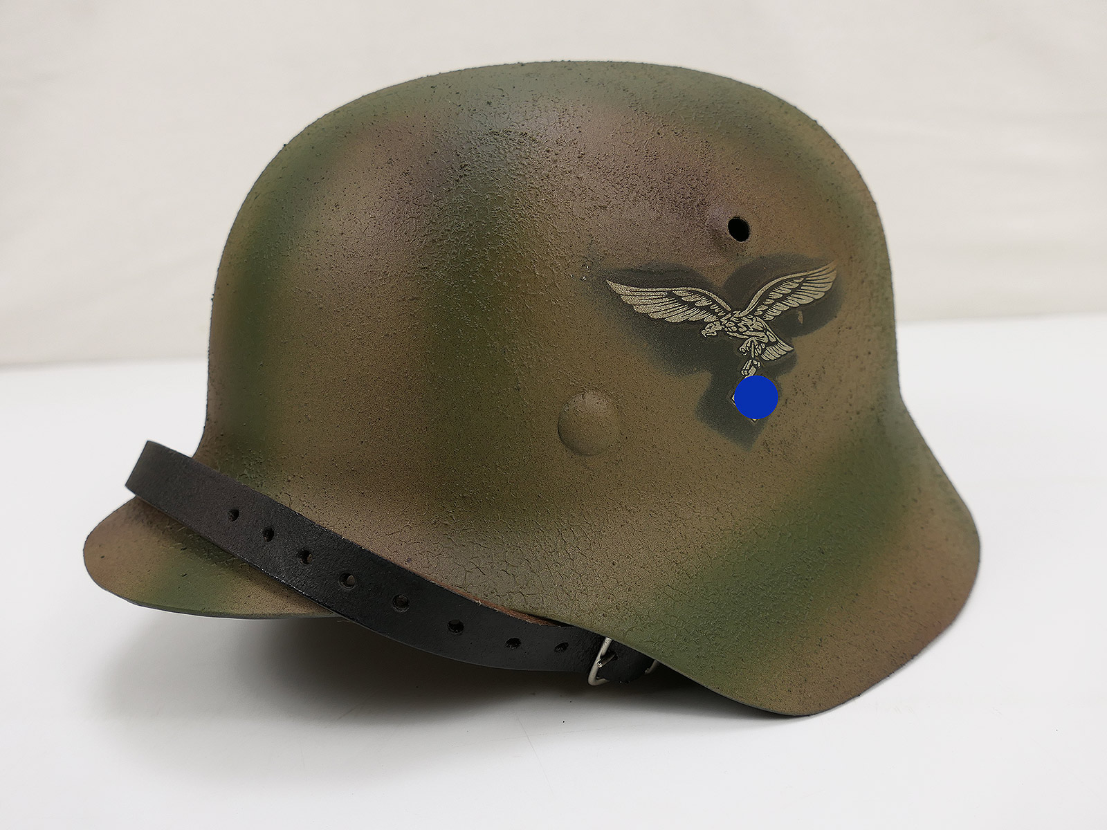 #76 Luftwaffe camouflage SD steel helmet M35 M40 Rauhtarn camouflage helmet size 59/60 