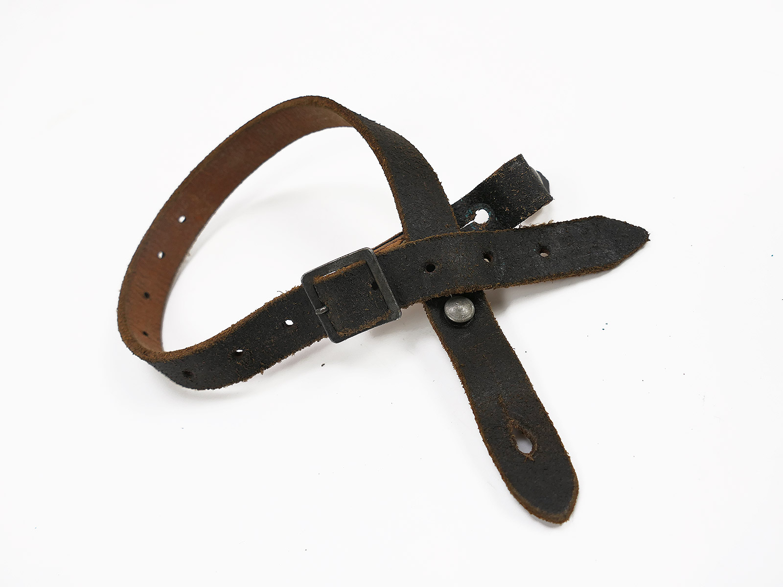 #D/ single piece vintage chinstrap antique for steel helmet helmet lining M35 M40 M42 Wehrmacht