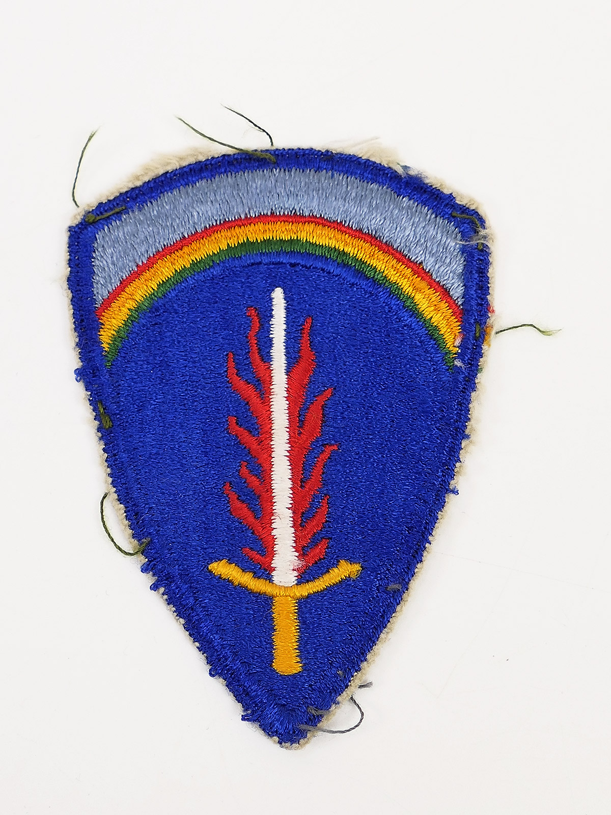 #2/ Original US Army WW2 Badge, Uniform, SHAEF Europe Collection